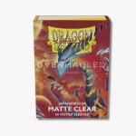 Dragon Shield Japanese 60ct Matte Clear Outer Sleeves_stock