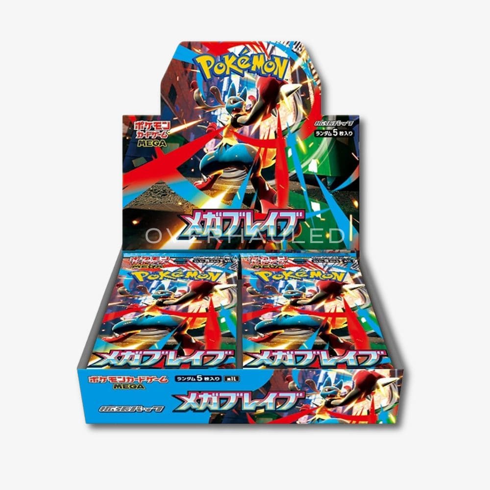 Pokemon – Mega Brave – Japanese Booster Box_stock Pokemon – Mega Brave – Japanese Booster Box_stock