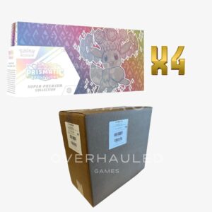 Pokemon TCG Scarlet & Violet 8.5 - Prismatic Evolutions Super Premium Collection Sealed Case (4 per case)_stock