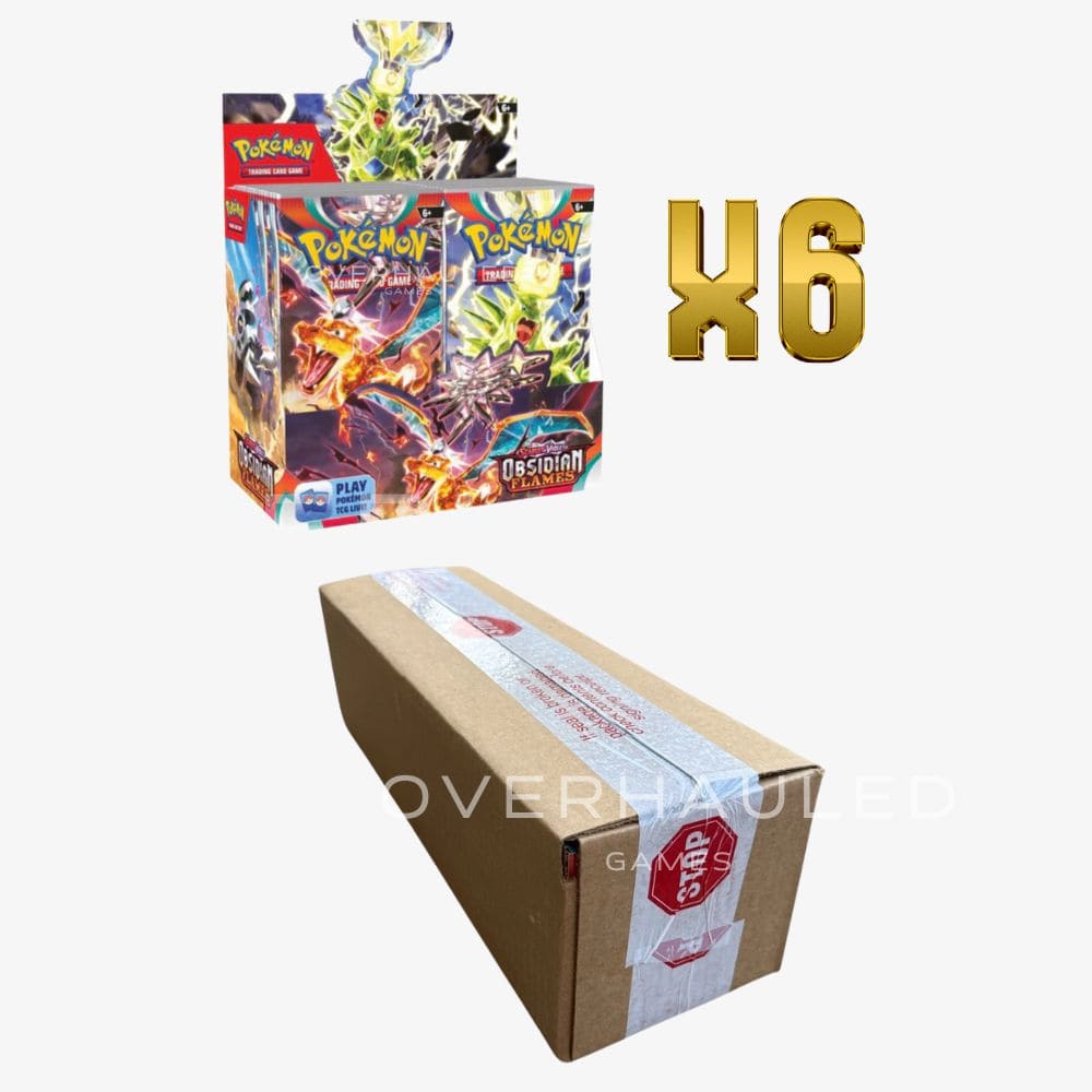 Pokemon TCG Scarlet & Violet: Obsidian Flames SV03 Booster Box Sealed Case (6 Booster Boxes)_stock Pokemon TCG Scarlet & Violet: Obsidian Flames SV03 Booster Box Sealed Case (6 Booster Boxes)_stock