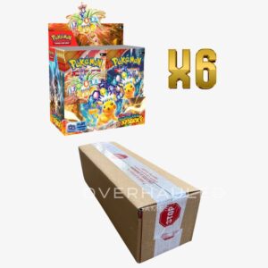 Pokemon TCG Scarlet & Violet: Surging Sparks SV08 Booster Box Sealed Case (6 Booster Boxes)_stock