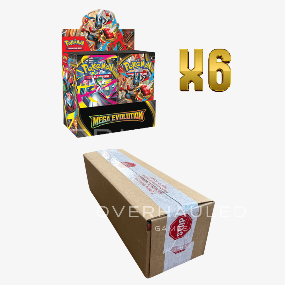 Pokemon TCG Mega Evolution Base Set ME01 Booster Box Sealed Case (6 Booster Boxes) (1)
