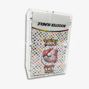 Pokemon Premium Acrylic Case with Magnetic Lid &ndash; Pokemon Booster Bundle Display (Fits 151 & Paldean Fates)_stock