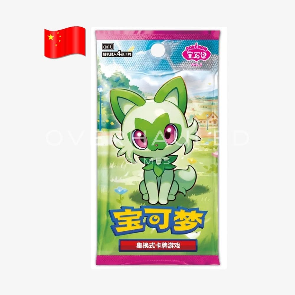 Pokemon TCG: Gem Pack Vol.1 – CBB1 – Simplified Chinese Booster Pack_stock